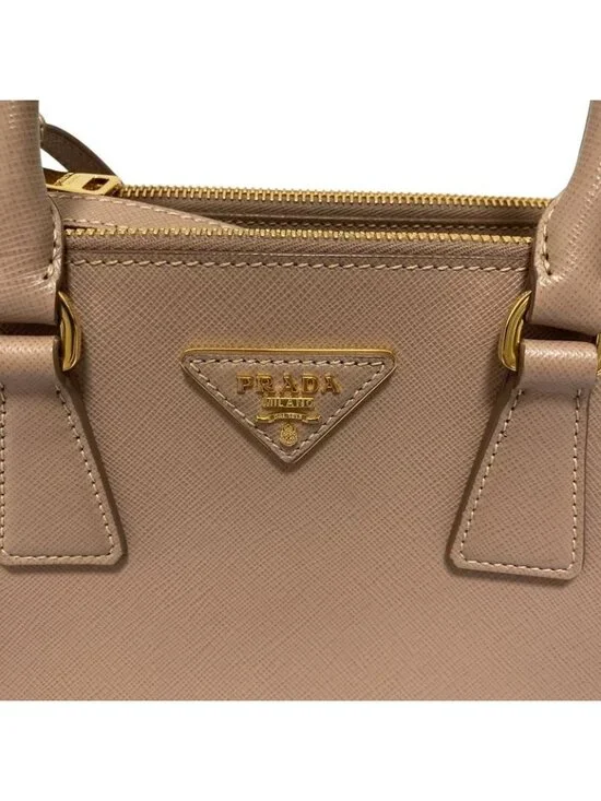 Prada Galleria Sapphia Leather Small 2-Way Shoulder Bag Light - Picture 8 of 16